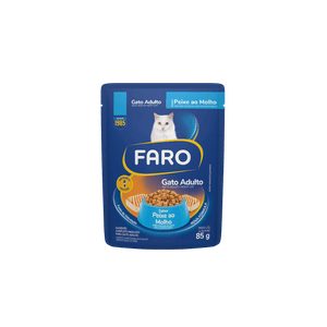 Alimento húmedo para gato FARO pescado en salsa x85 g