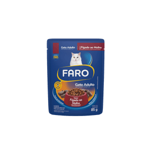 Alimento húmedo para gato FARO hígado en salsa x85 g