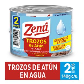 DUOPACK TROZOS ATUN ZENU EN AGUA*280GR
