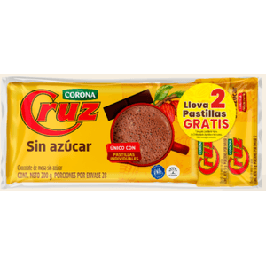 Chocolate Cruz*200 gr Gts 2 Pastas