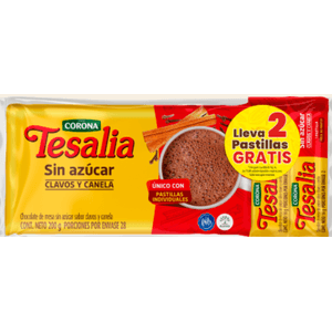 Chocolate Tesalia*200 gr Gts 2 Pastas