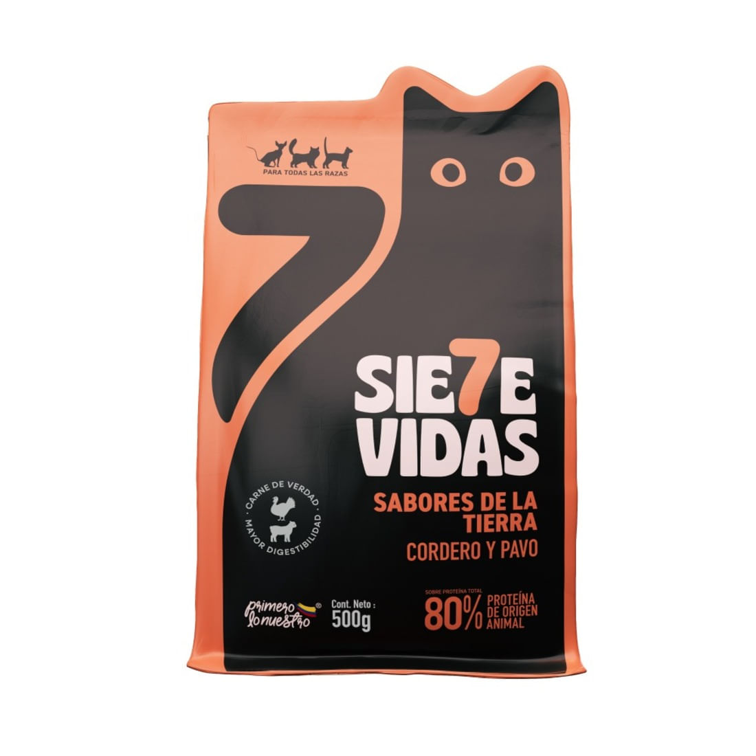 CONCENTRADO 7 VIDAS CORDERO PAVO* 500GR