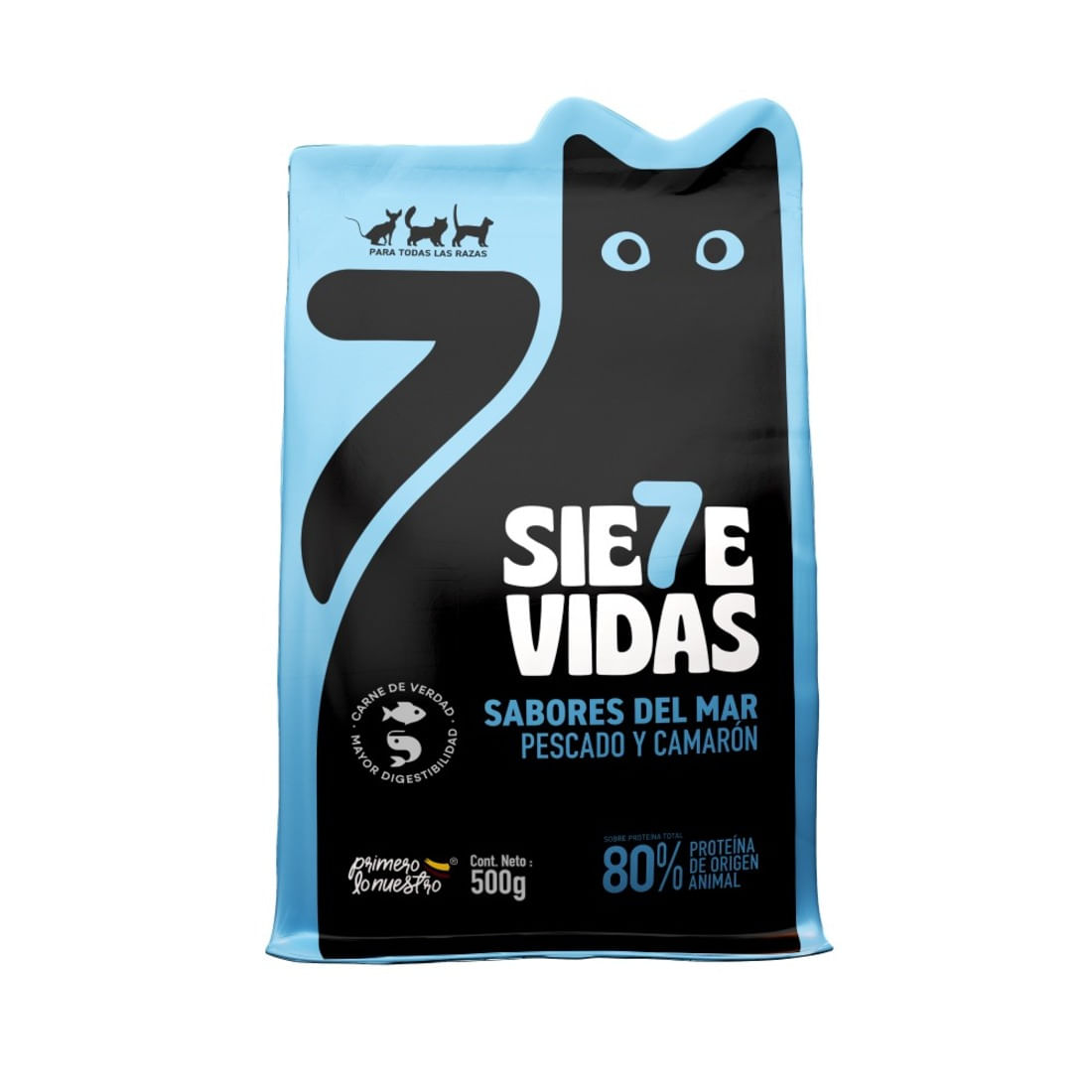 CONCENTRADO 7 VIDAS PEZ CAMARON* 500GR