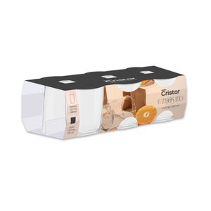 Vasos Cortos Rios Cristar Set X 6Unds
