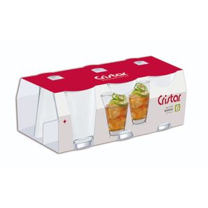 Vasos Altos Vitro Cristar Set X 6Unds