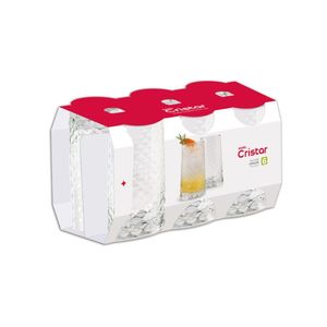 Vasos Alto Cairo Cristar Set X 6Unds