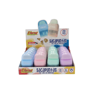Sacapunta Eterna Con Borrador Dos Huecos