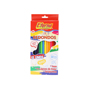 Colores Eterna Punta Gruesa X 12 Pcs
