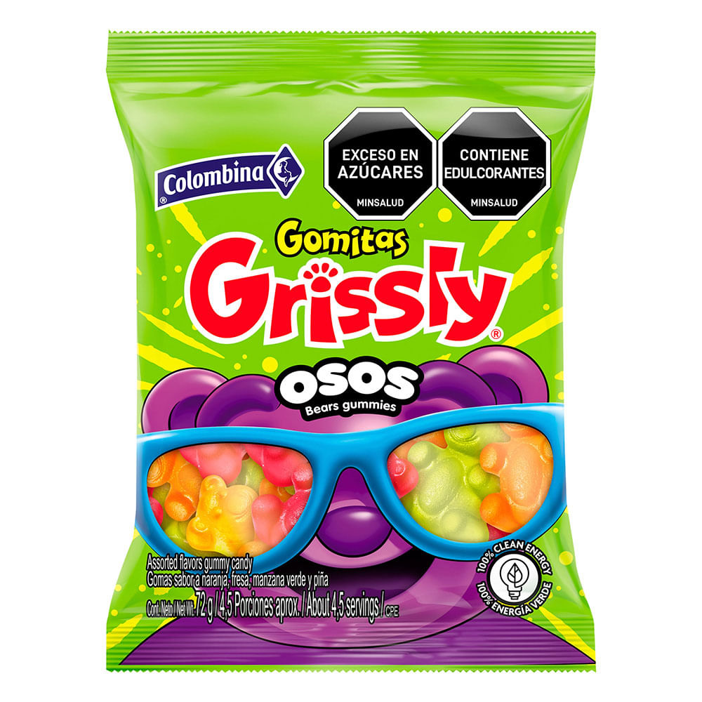 GOMA GRISSLY OSOS X 72 GR