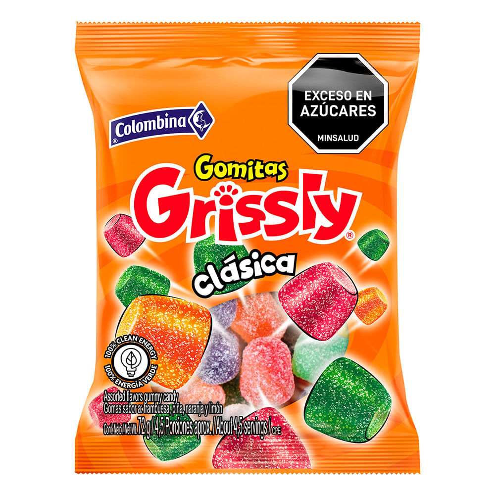 GOMA GRISSLY CLASICA X 72 GR