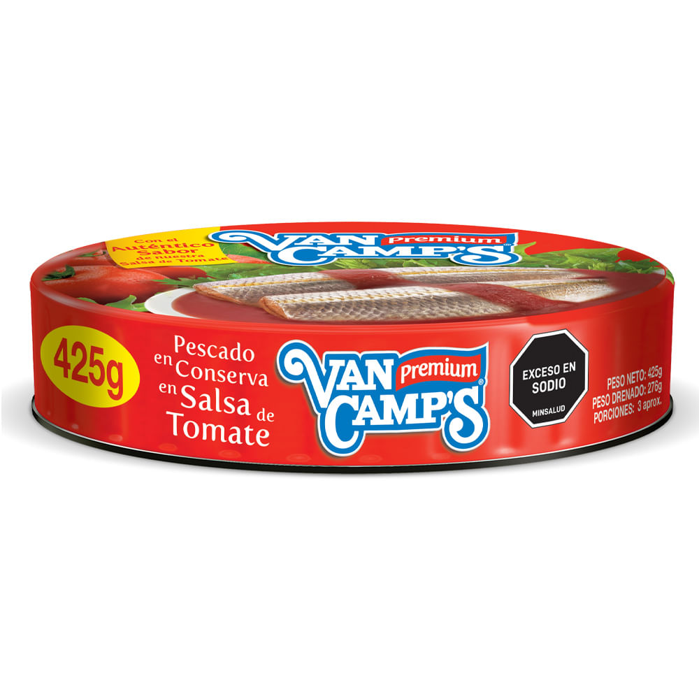 PESCADO CONSERVA VANCAMPS SALSA TO*425GR