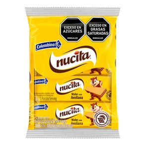 WAFER NUCITA  x 8 INDIVIDUAL