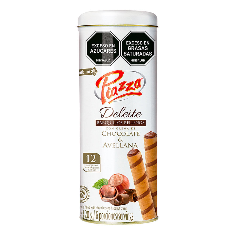 BARQUILLO PIAZZA DELEITE*120GR