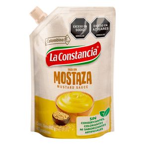 SALSA CON MOSTAZA LA CONSTANCIA X 190GR