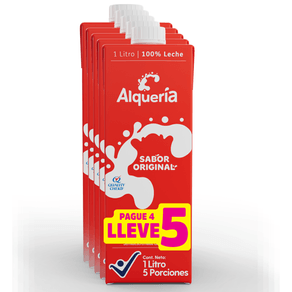 LECHE SABOR ORIGIN ALQUERIA P4LL5*1000ML