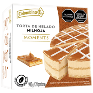 Torta De Helado Milhoja Colombina*900 gr