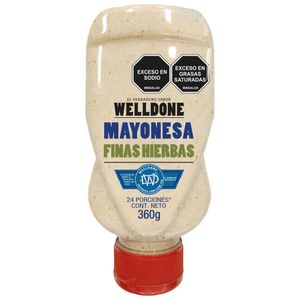 Mayonesa Finas Hierbas Welldone *360 gr