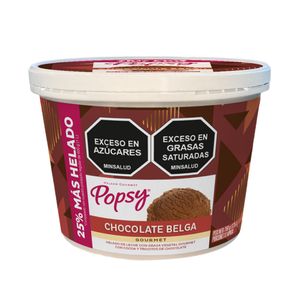Helado Chocolat Belg Popsy Extrac *600 gr
