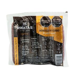 Morcilla Tradicional Rikatas *500 gr