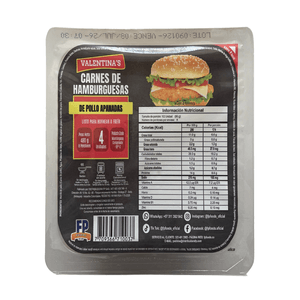 Hamburguesa De Pollo Valentina's *480 gr