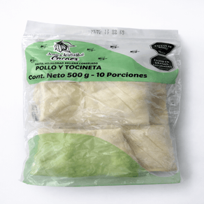 PASTEL HOJAL POLLO TOCINETA CACAO´S*500G