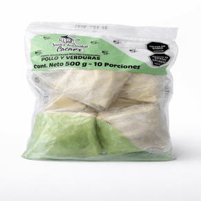 PASTEL HOJAL POLLO VERDURAS CACAO´S*500G