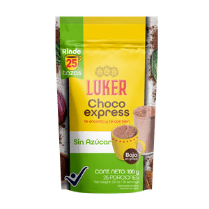 Chocoexpress Luker Sin Azucar*100 gr