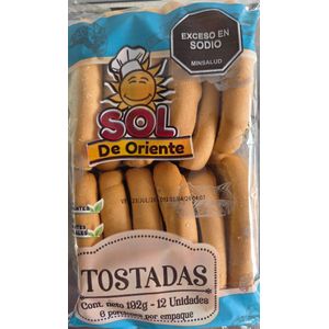 Tostada Mantequi Sol De Oriente*12U*190 g