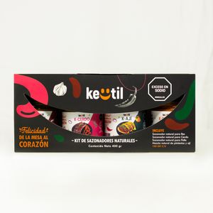 Kit De Sazonadores Keutil*4U*400 gr