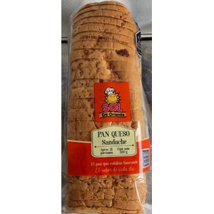 Pan Queso Sanduche Sol De Oriente *500 gr