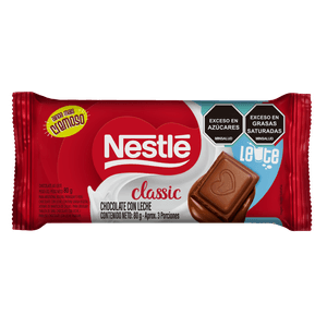Chocolatina Leche Clasica Nestle*80 gr