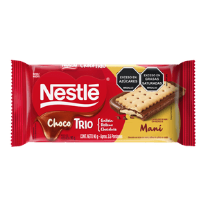 Galleta Nestle Chocotrio Mani*90 g