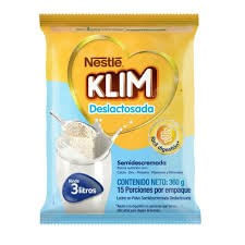 LECHE EN POLVO KLIM DESLACTOSADA*360GR