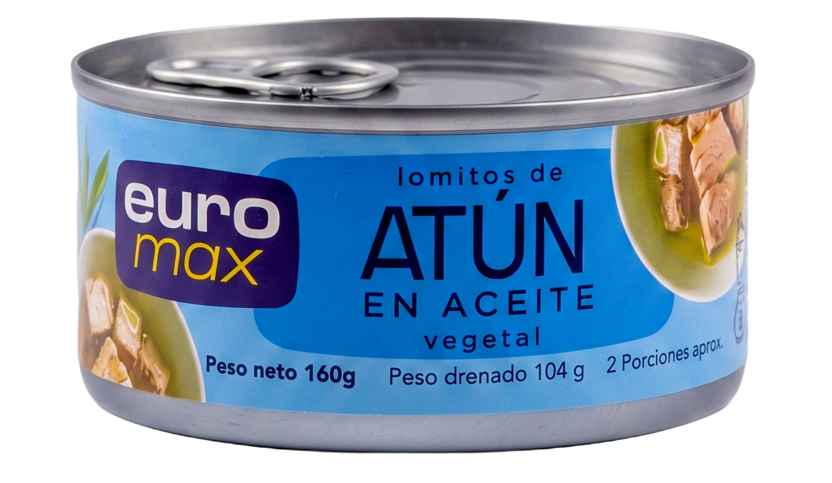 ATUN LOMITOS EN ACEITE EUROMAX  x 160GR