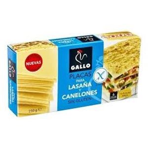 Pasta Gallo*250G Placas Lasana/Canel S/G