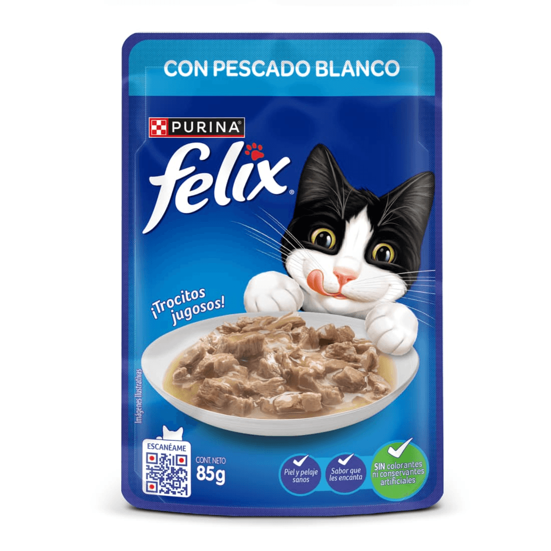 ALIMENTO PARA GATOS FELIX PESCADO*85GR
