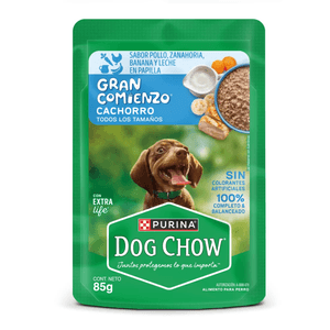 Pouch Dogchow Cach Pollo Gran Comien*85 g