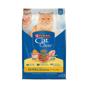 CAT CHOW ESTERILIZADOS X 1500GR