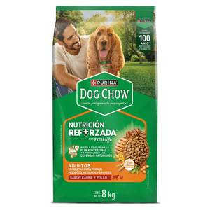 Dogchow Adul Todos Tamaños Carne Y P*8 kg