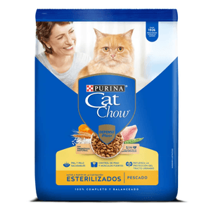 Comida para gatos Purina Cat Chow esterilizados x 8kg