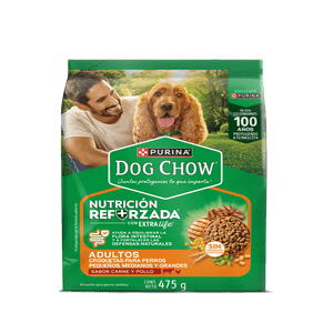 Dog Chow Adulto Todos Tamaños Carne*475 g