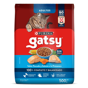 GATSY ADULTOS PESCADO Y SALMON* 500GR