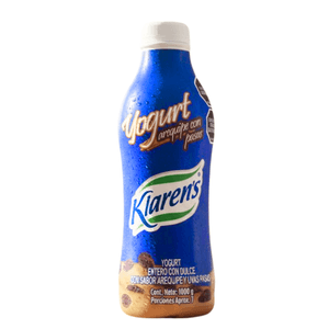 Yogurt Arequipe Con Pasas Klarens*1000 ml