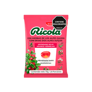 Dulces Ricola Arandano Sn Azu* 70 gr