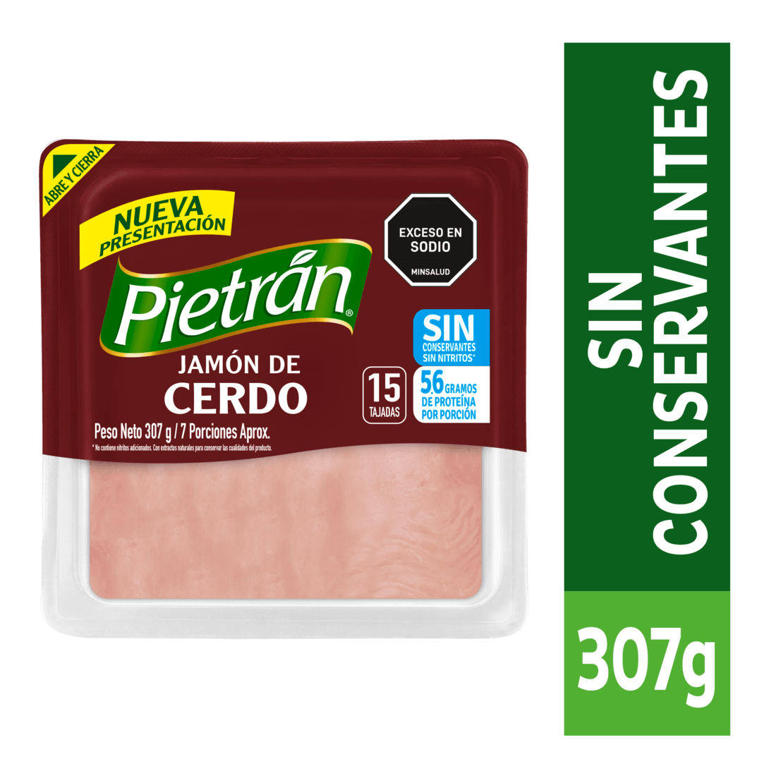 JAMON DE CERDO PIETRAN ESTANDAR *307GR