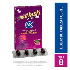 Ibuflash Mk Ultra Forte Caja *8 und