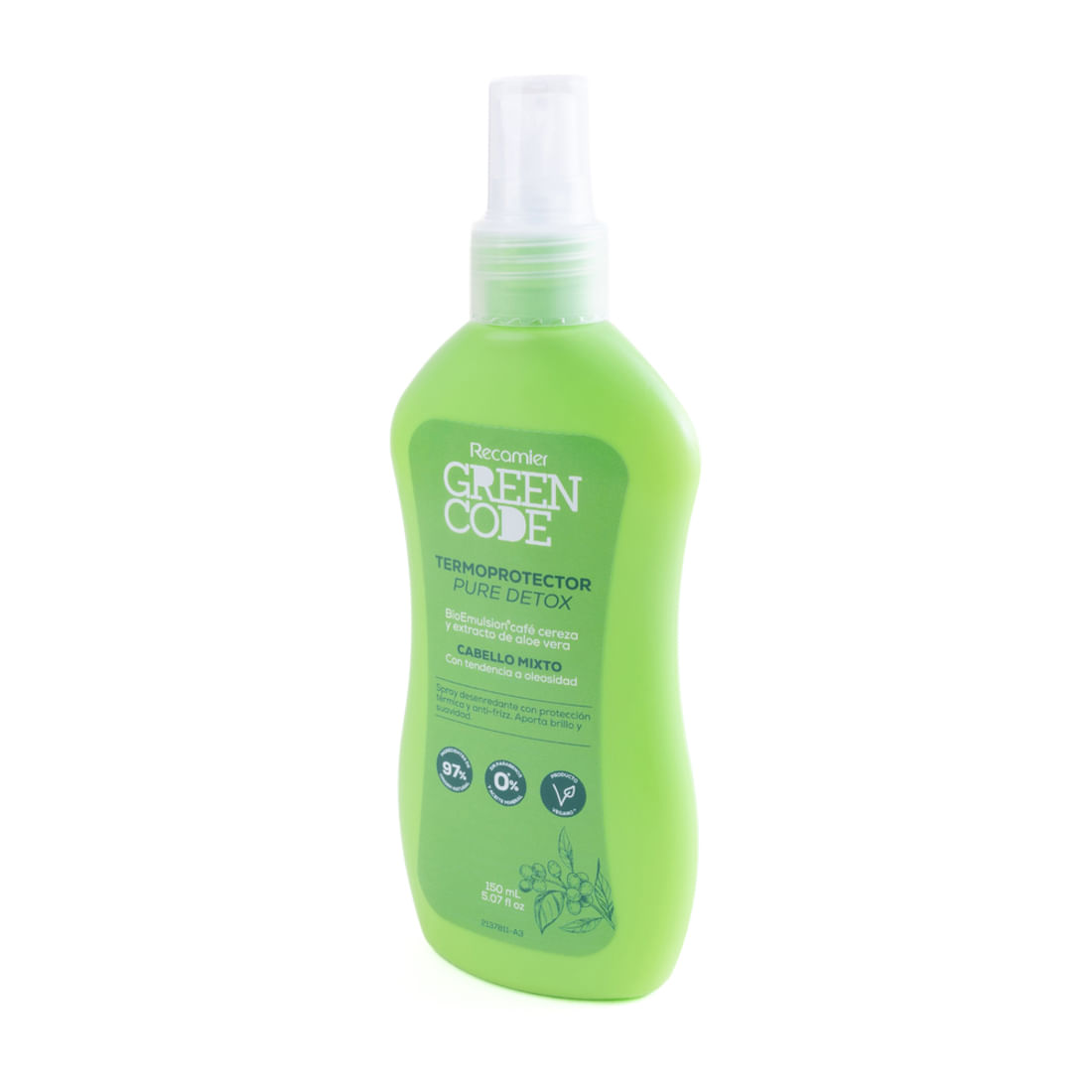 SPRAY THERMO/DESENREDAN GREEN CODE*150ML