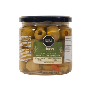 Aceituna Verde Rell Pimiento Fortin*330 g