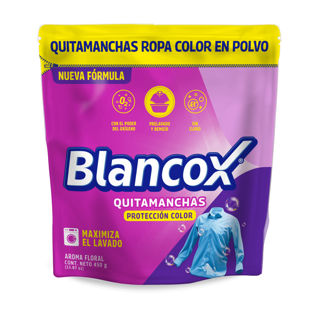 POLVO QUITAMANCHAS BLANCOX R/COLOR*450GR