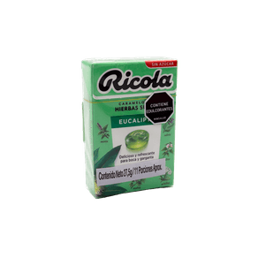 DULCES EUCALIP SN AZU RICOLA*27,5GR